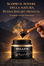Resina Shilajit premium — Il potere della natura