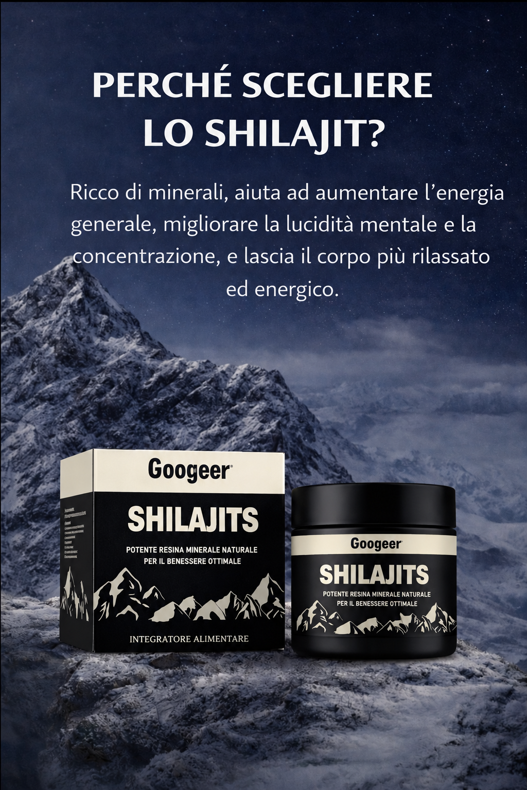 Perché scegliere lo Shilajit